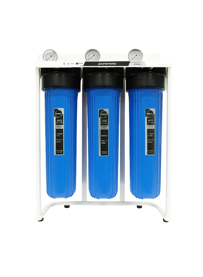 فلتر ماء جامبو 3 مرحلة لخزانات المياه