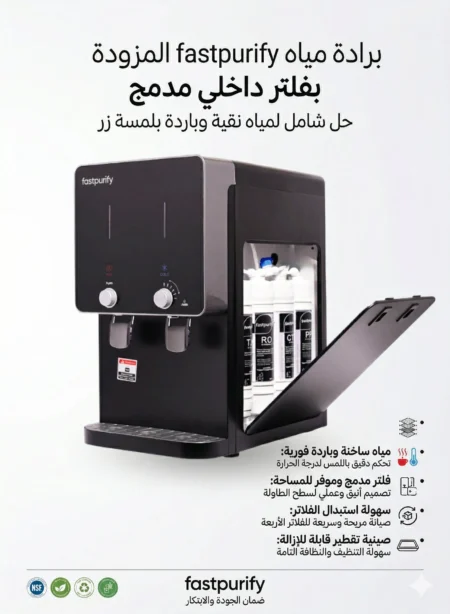 برادة مياه مزودة بفلتر داخلى مدمج من فاست بيوريفاى